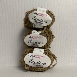 TRENDSETTER YARNS Pandora Shadow Donut Ball Yarn Color 1822 85 Yards 50g Tan